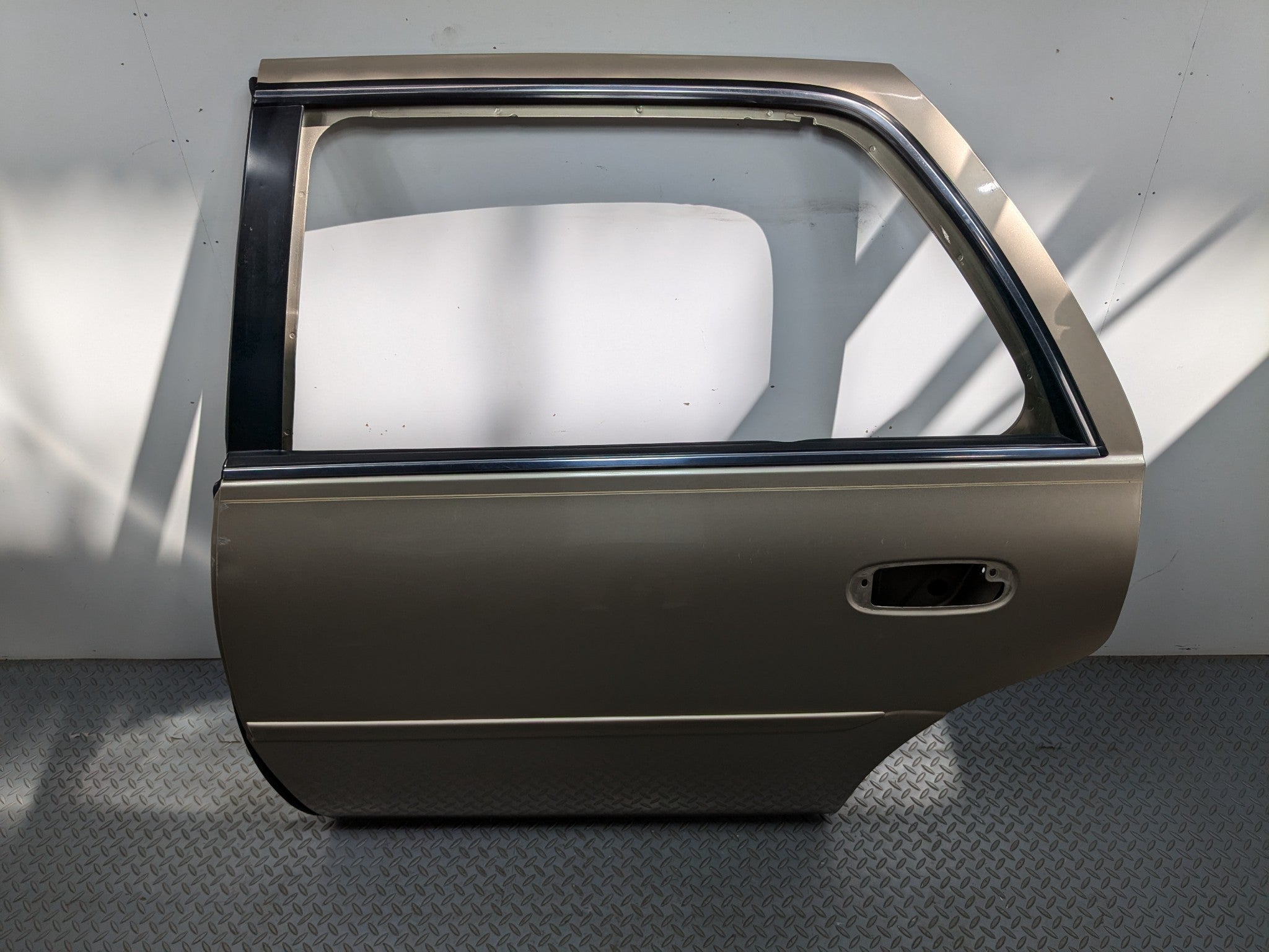 2000 - 2005 CADILLAC DEVILLE OEM DOOR SHELL PANEL LIGHT CASHMERE REAR LEFT SIDE
