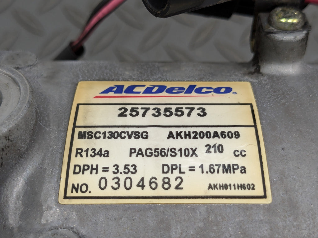 2000 - 2005 CADILLAC DEVILLE OEM AC AIR CONDITIONING AIR COMPRESSOR PUMP UNIT