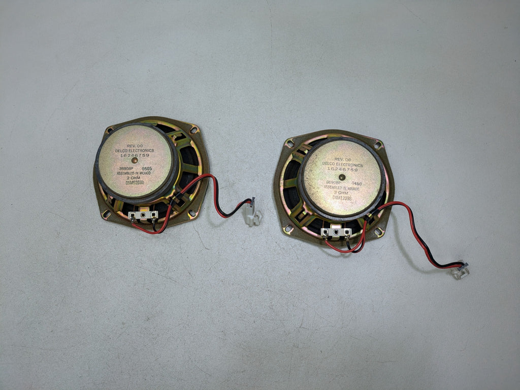 2000 - 2005 CADILLAC DEVILLE OEM DOOR AUDIO SPEAKER SET FRONT AND REAR SIDE