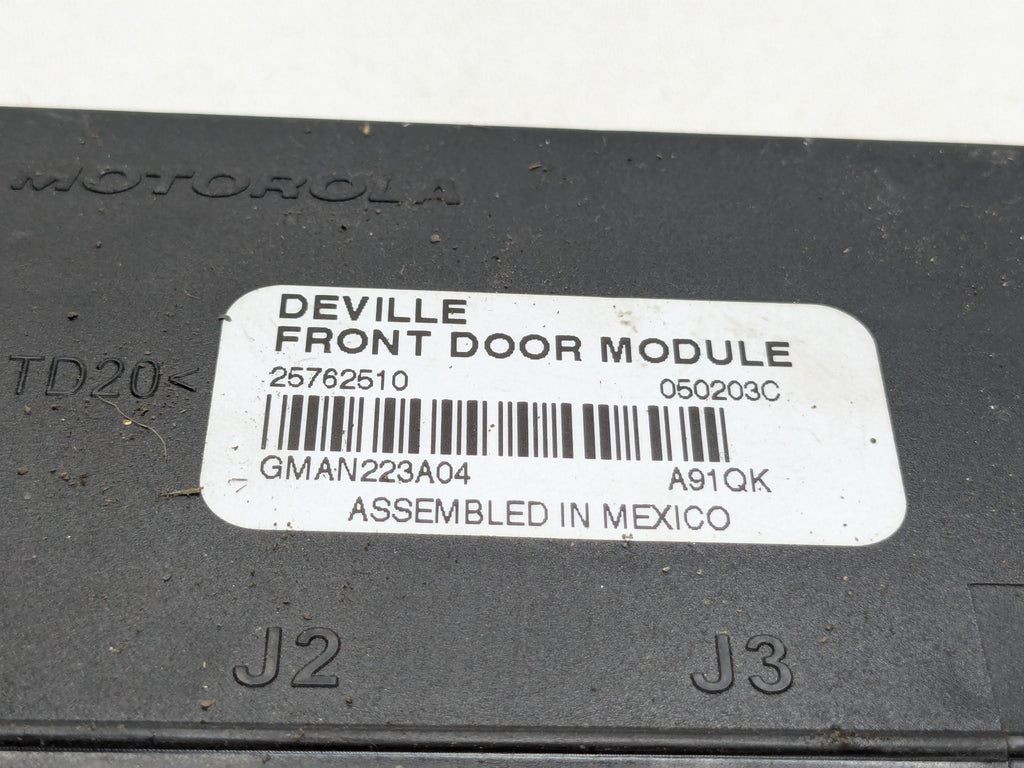 2000 - 2005 CADILLAC DEVILLE OEM DOOR CONTROL MODULE UNIT FRONT LEFT DRIVER SIDE
