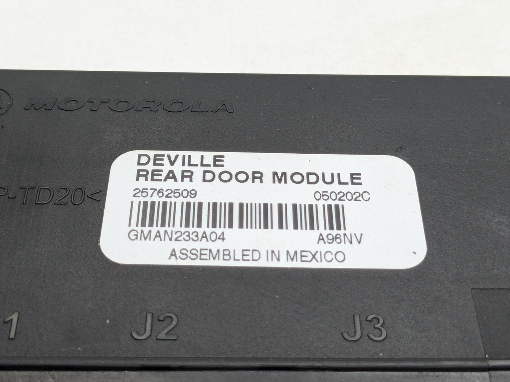 00 - 05 CADILLAC DEVILLE OEM DOOR CONTROL MODULE UNIT REAR RIGHT PASSENGER SIDE