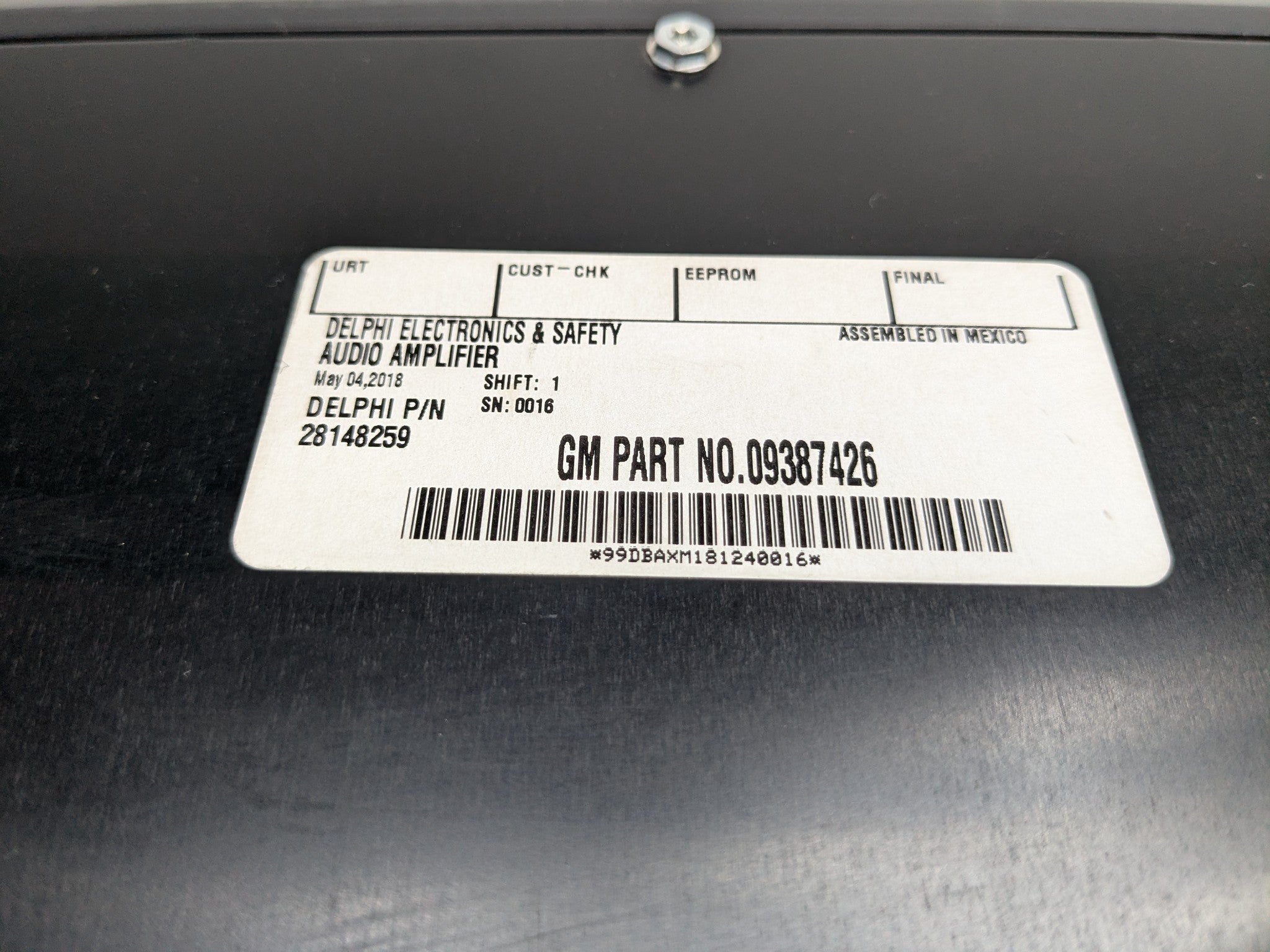 2000 - 2005 CADILLAC DEVILLE OEM RADIO STEREO AMPLIFIER CONTROL MODULE UNIT