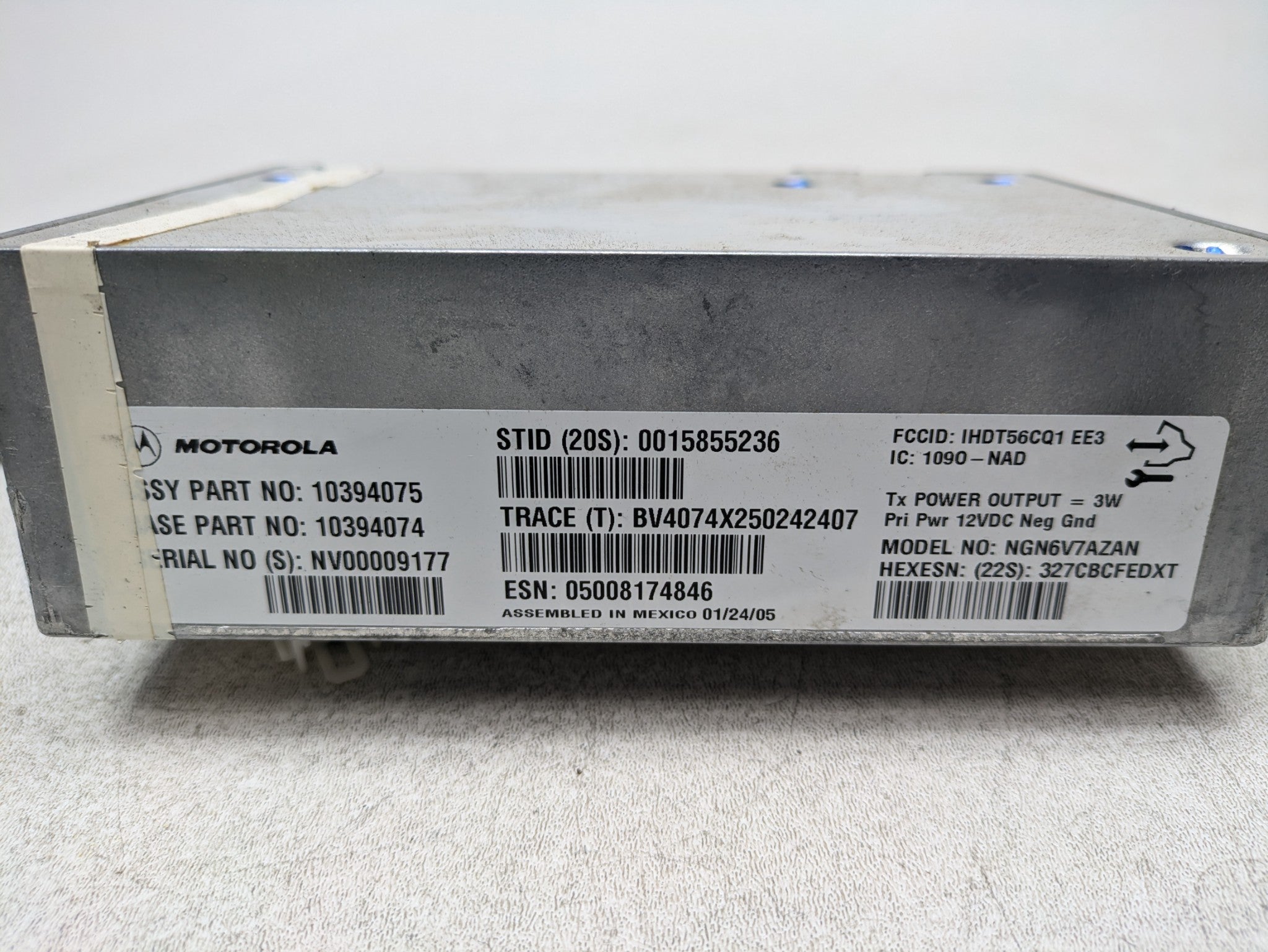 2000 - 2005 CADILLAC DEVILLE OEM COMMUNICATION COMPUTER CONTROL MODULE UNIT