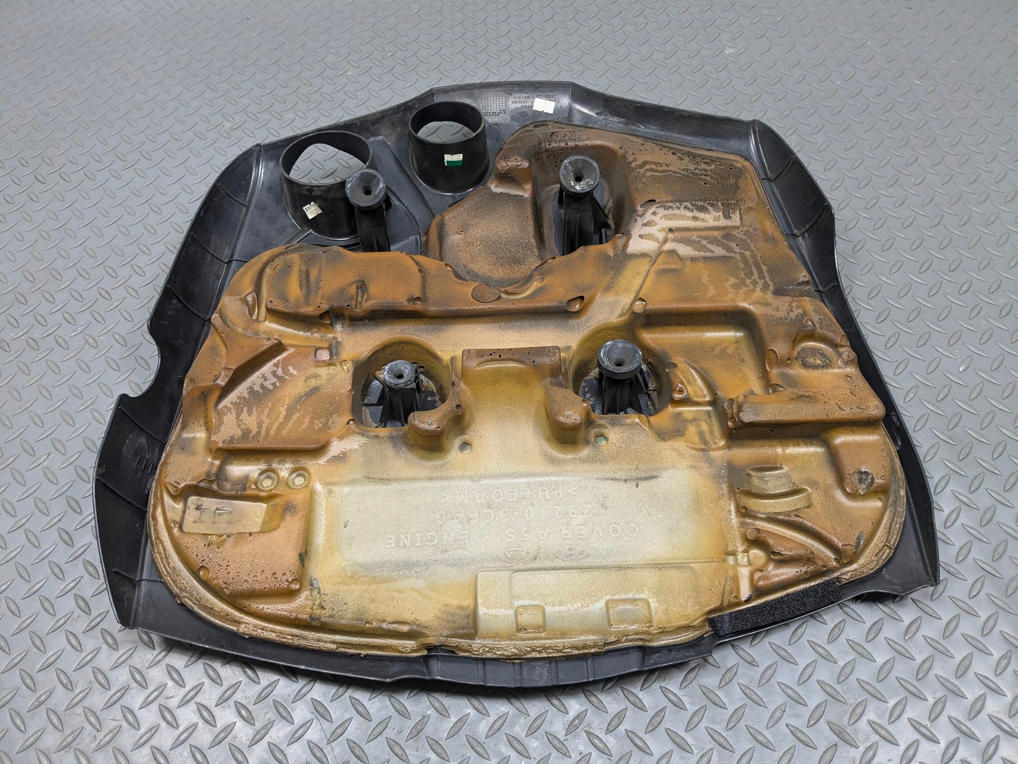 2012 - 2014 HYUNDAI AZERA OEM ENGINE COVER APPEARANCE TRIM PANEL GRAPHITE BLACK