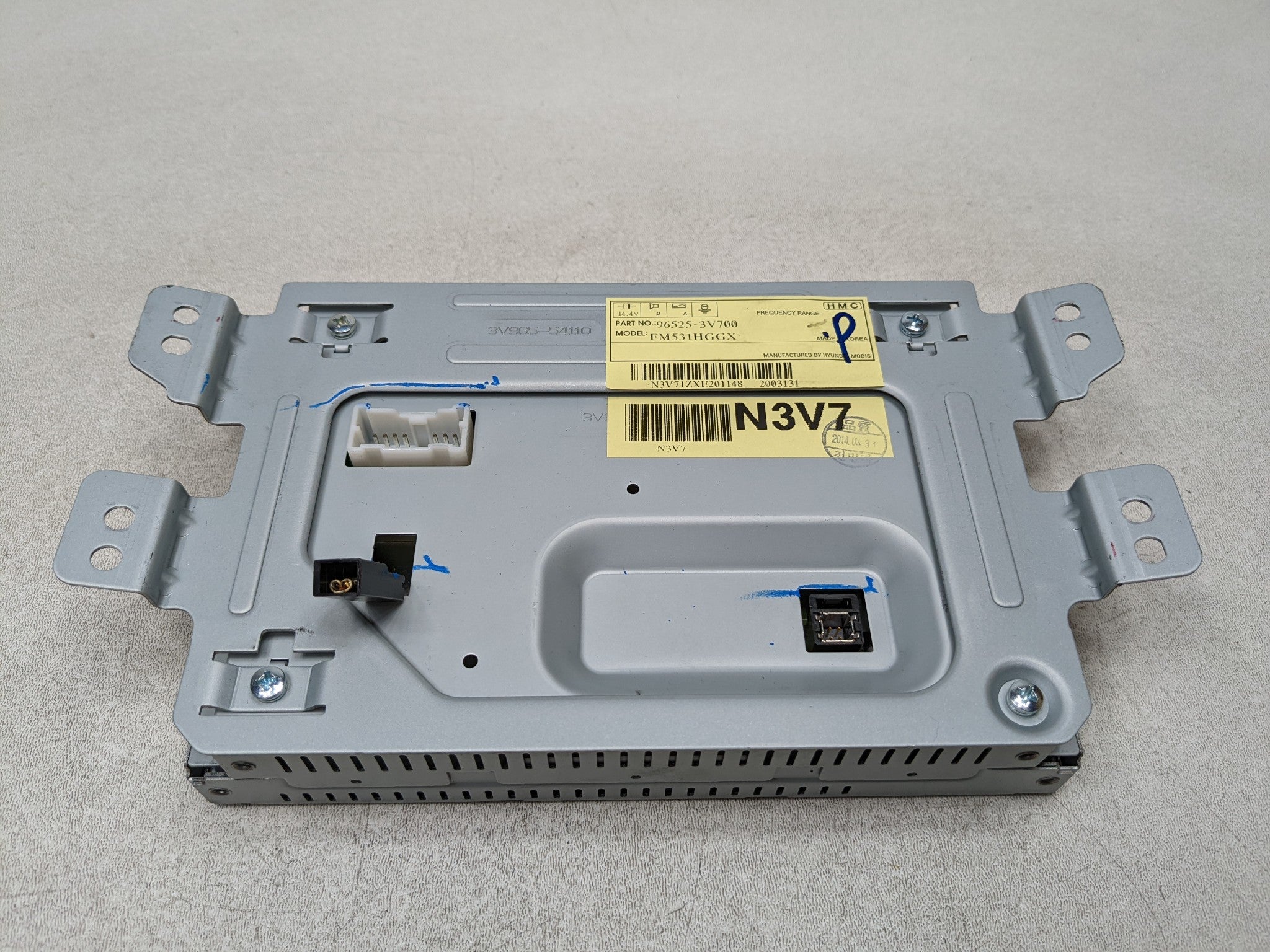2012 - 2014 HYUNDAI AZERA OEM INFORMATION NAVIGATION GPS DISPLAY SCREEN MONITOR