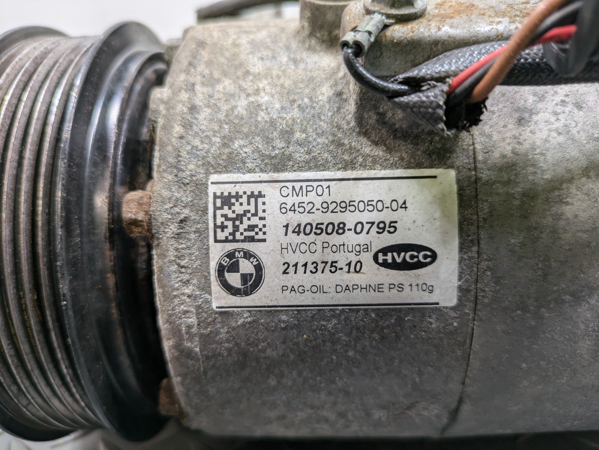 2014 - 2017 MINI COOPER OEM AC AIR CONDITIONING COMPRESSOR PUMP UNIT WITH PULLEY