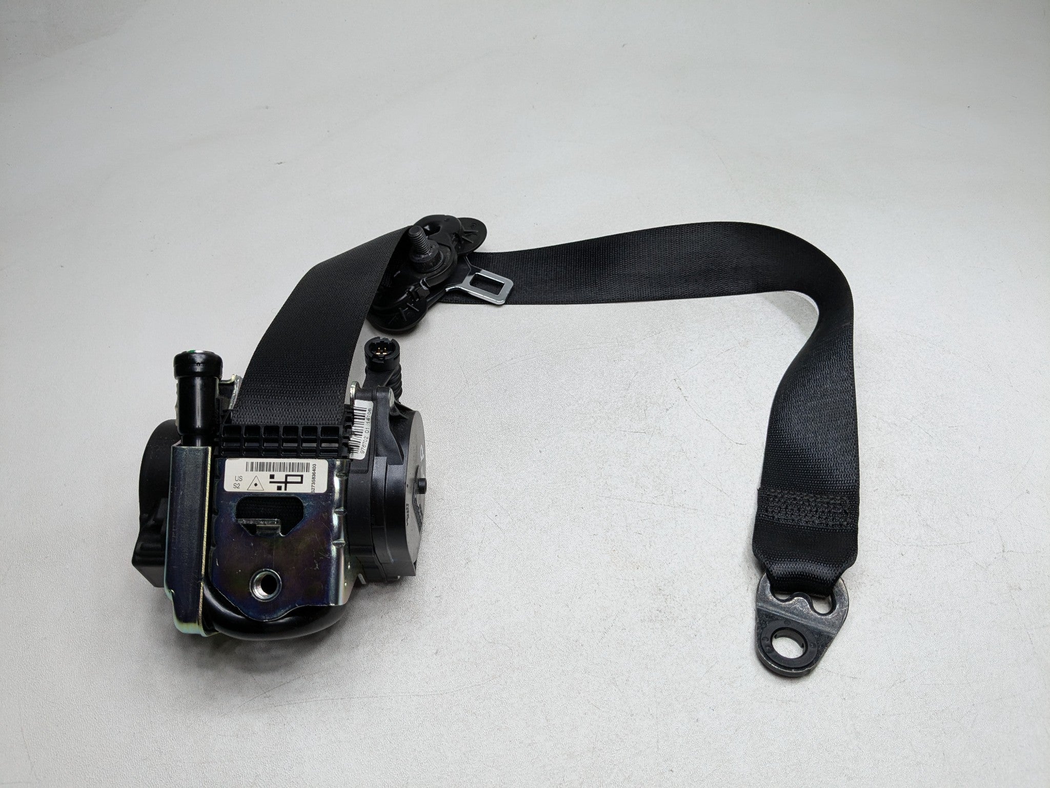 2014 - 2017 MINI COOPER OEM SAFETY SEAT BELT RETRACTOR BLACK FRONT RIGHT SIDE