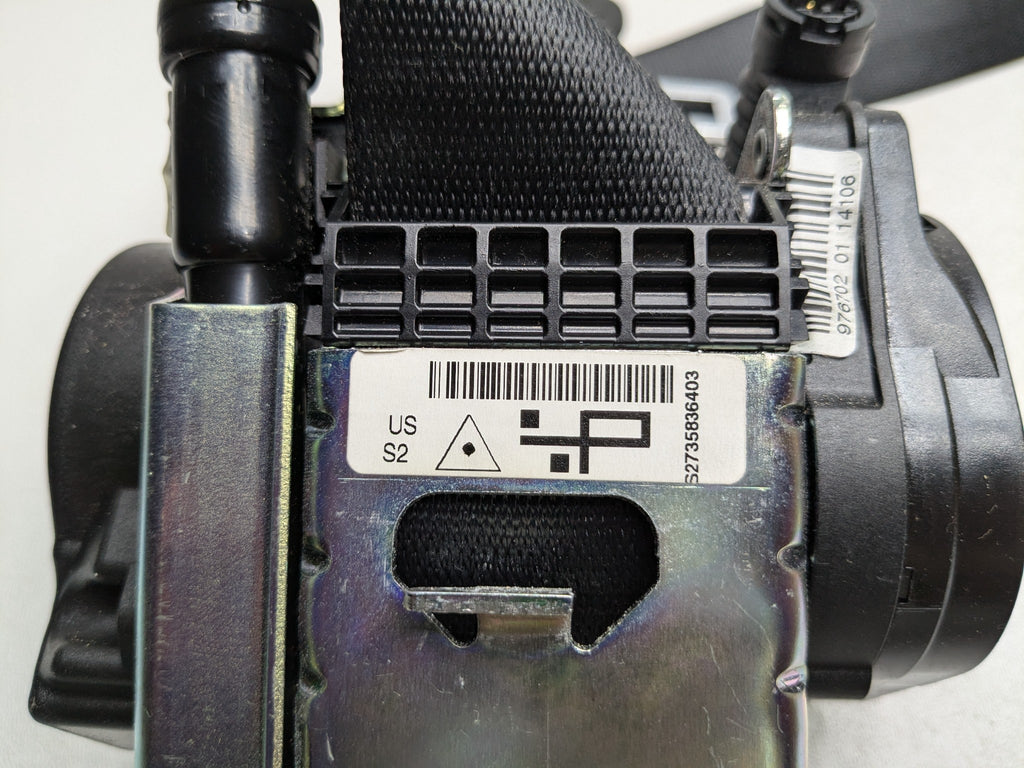 2014 - 2017 MINI COOPER OEM SAFETY SEAT BELT RETRACTOR BLACK FRONT RIGHT SIDE