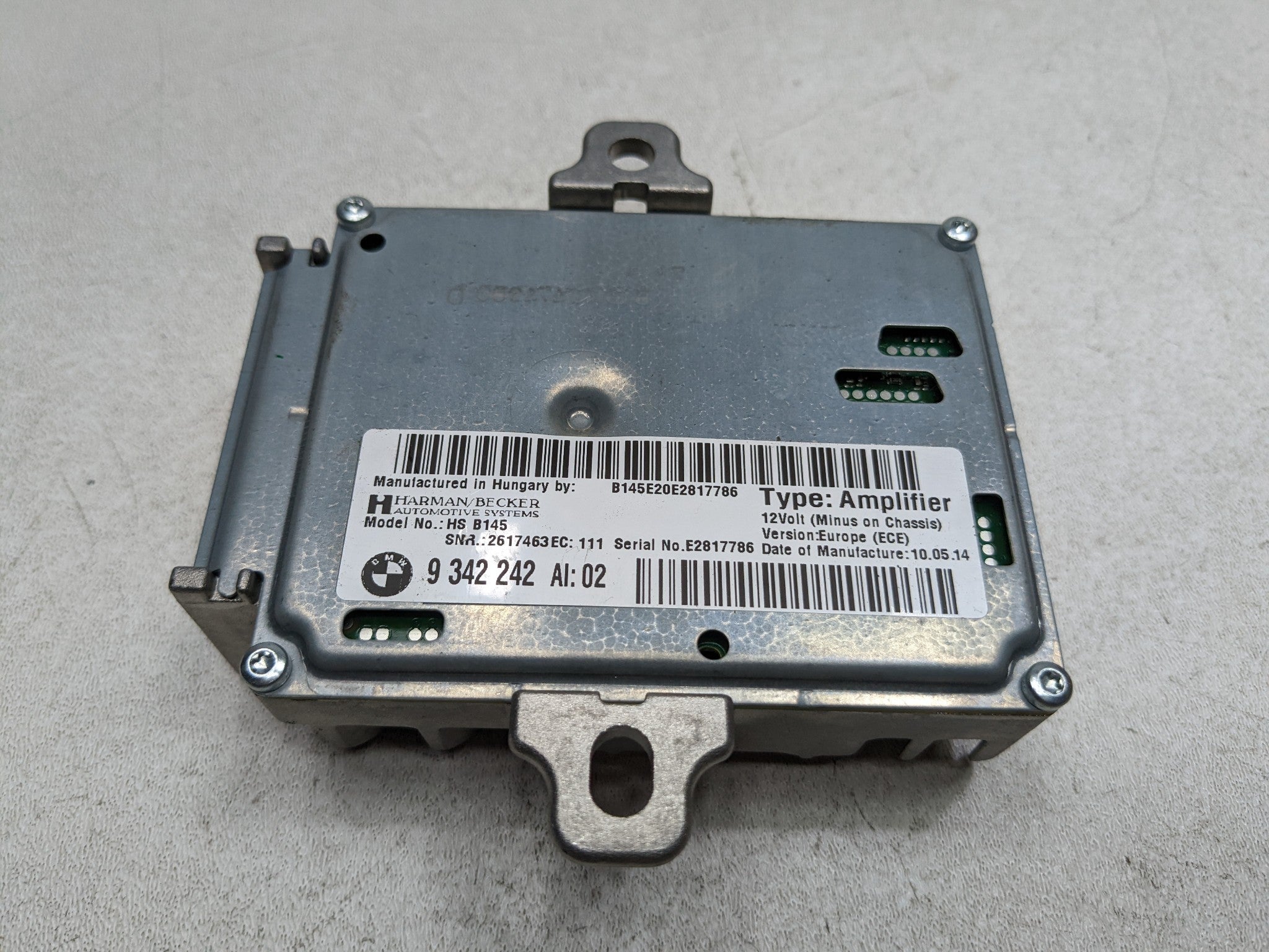 2014 - 2017 MINI COOPER OEM ACTIVE SOUND CONTROL AMPLIFIER AMP