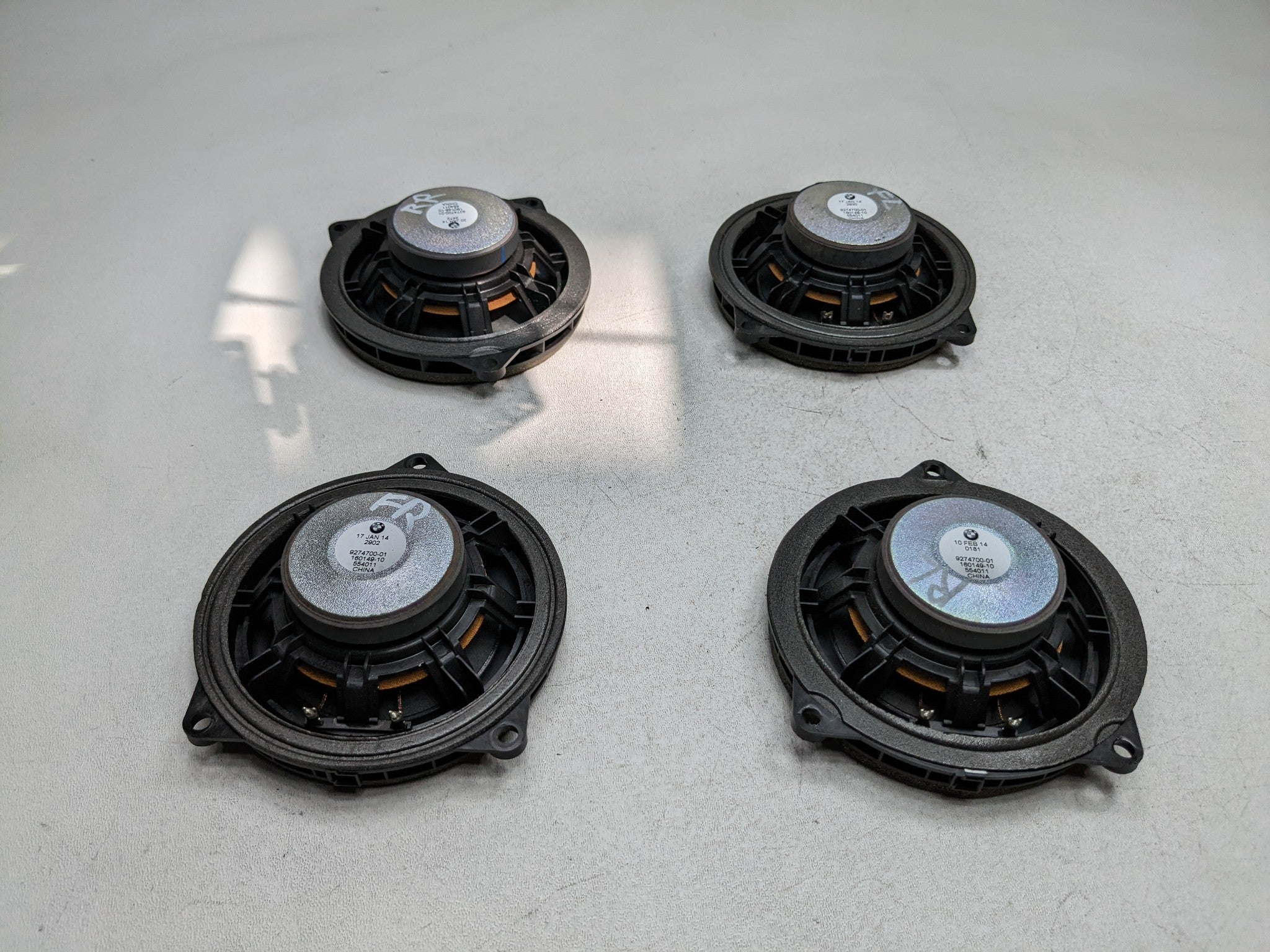 14 - 17 MINI COOPER OEM DOOR AUDIO SPEAKER FRONT AND REAR LEFT AND RIGHT SIDE