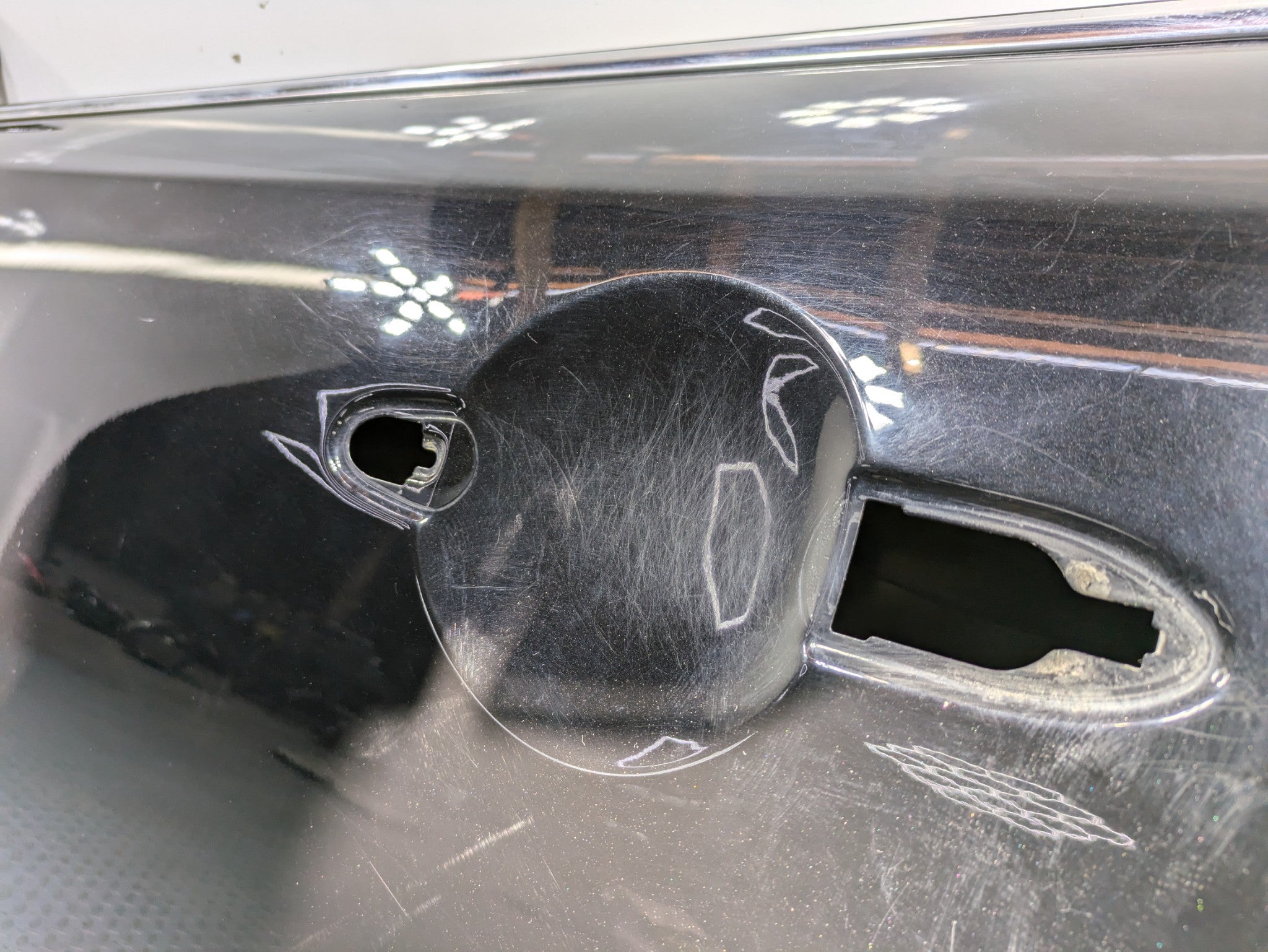 2014 - 2017 MINI COOPER OEM DOOR SHELL PANEL ABSOLUTE BLACK METALLIC FRONT LEFT
