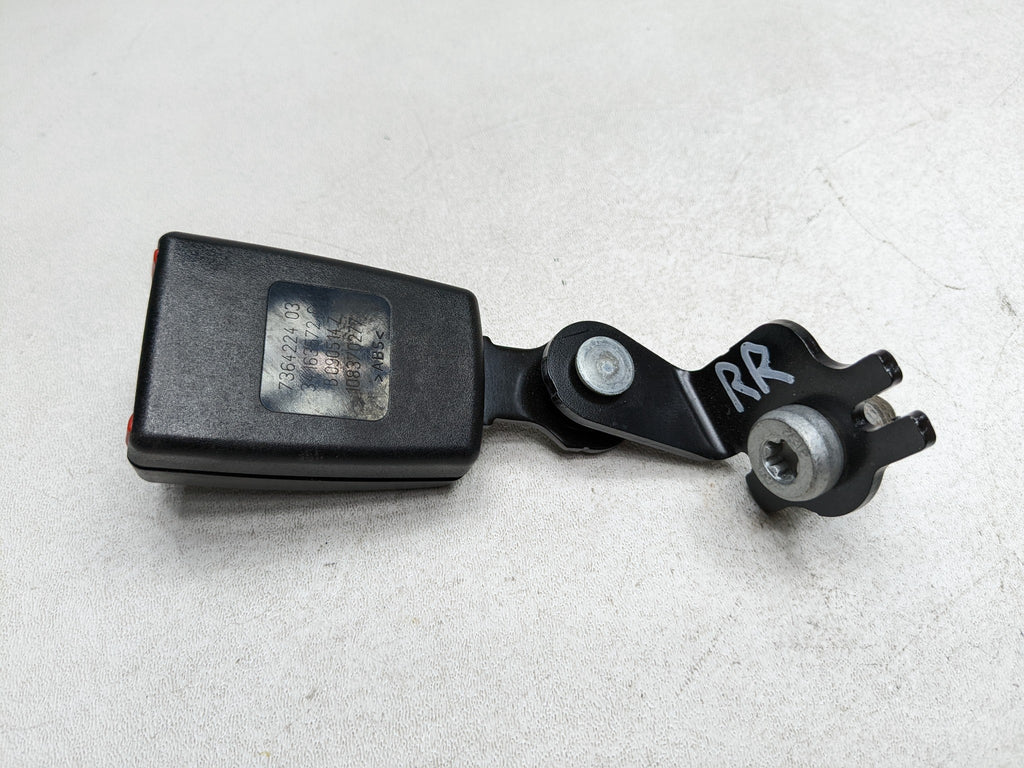 2014 - 2017 MINI COOPER OEM SEAT BELT BUCKLE BLACK REAR RIGHT PASSENGER SIDE
