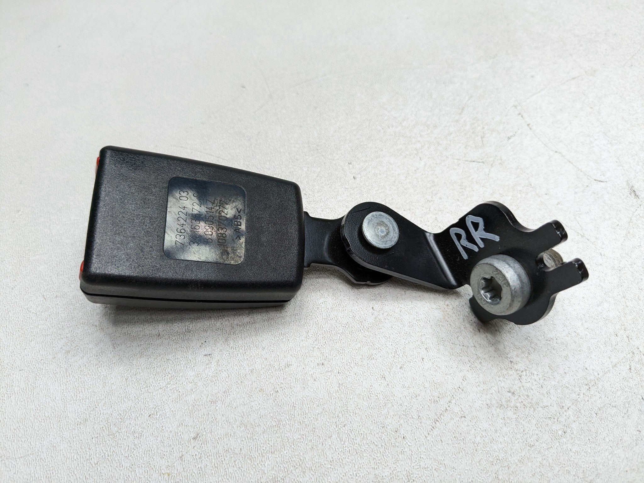 2014 - 2017 MINI COOPER OEM SEAT BELT BUCKLE BLACK REAR RIGHT PASSENGER SIDE