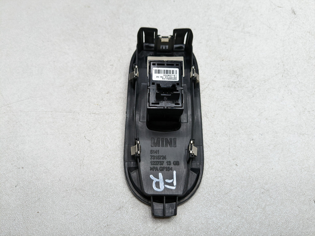 14 - 17 MINI COOPER OEM DOOR SWITCH CONTROL ASSEMBLY FRONT RIGHT PASSENGER SIDE