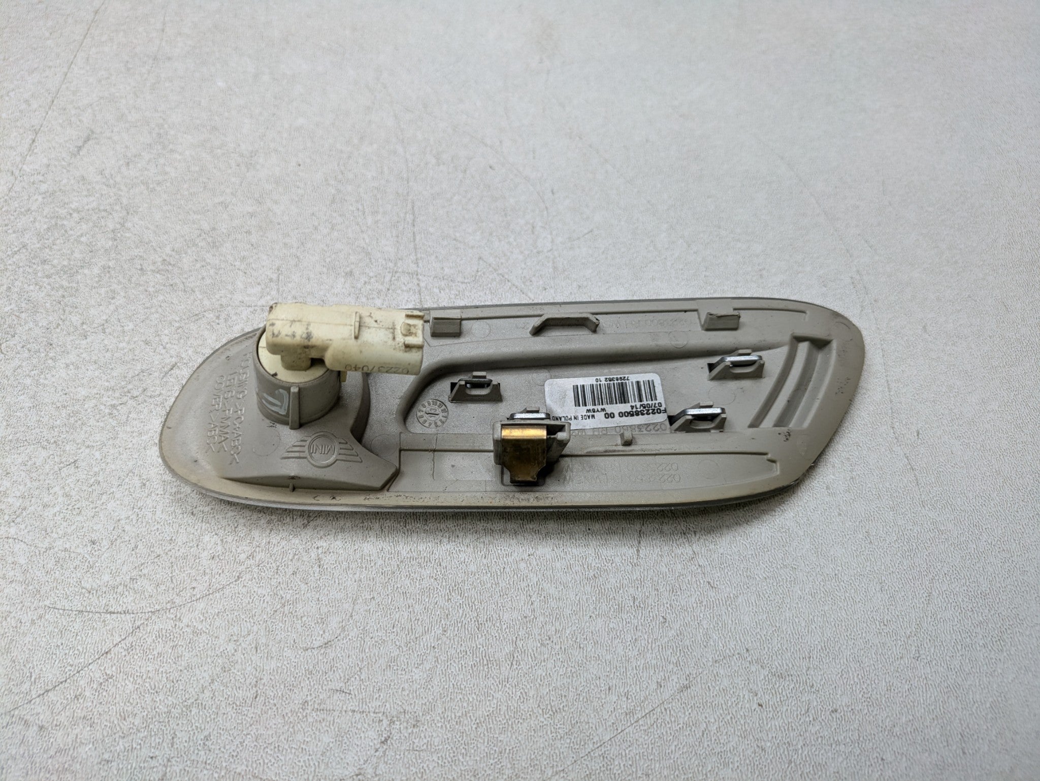 14 - 17 MINI COOPER OEM FENDER TURN SIGNAL LIGHT LAMP FRONT RIGHT PASSENGER SIDE