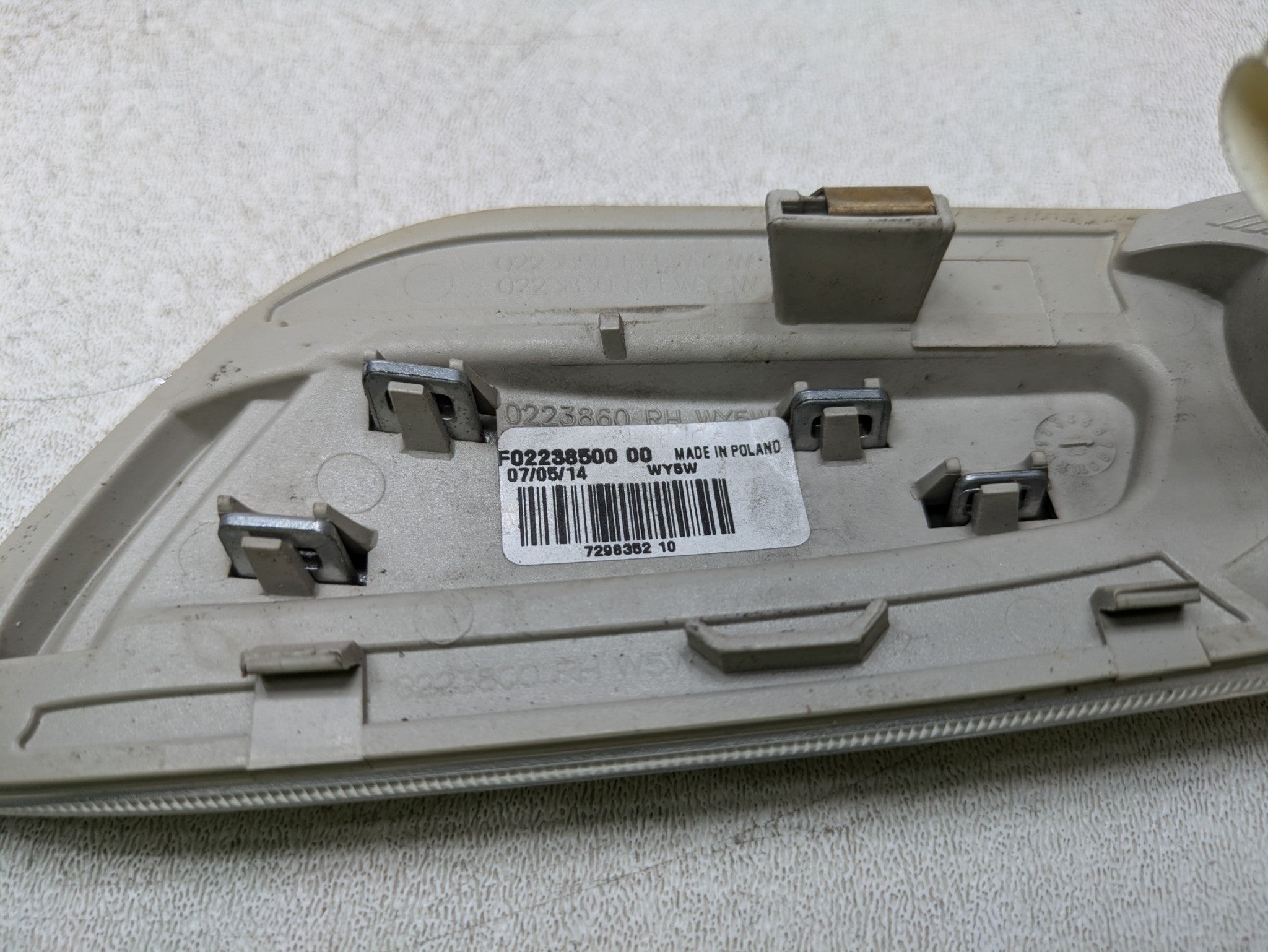 14 - 17 MINI COOPER OEM FENDER TURN SIGNAL LIGHT LAMP FRONT RIGHT PASSENGER SIDE