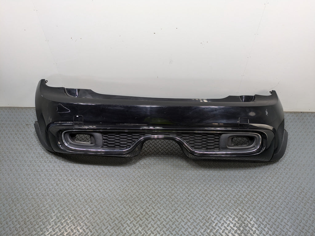 14 - 17 MINI COOPER OEM REAR BUMPER COVER PANEL ASSEMBLY ABSOLUTE BLACK METALLIC