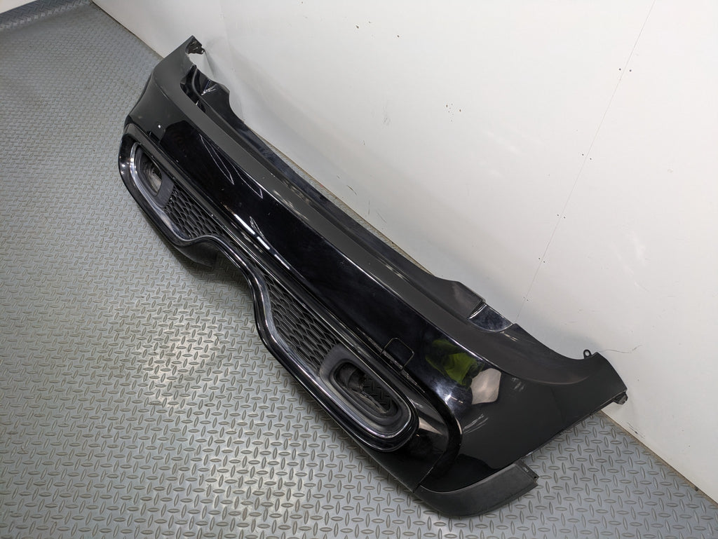 14 - 17 MINI COOPER OEM REAR BUMPER COVER PANEL ASSEMBLY ABSOLUTE BLACK METALLIC