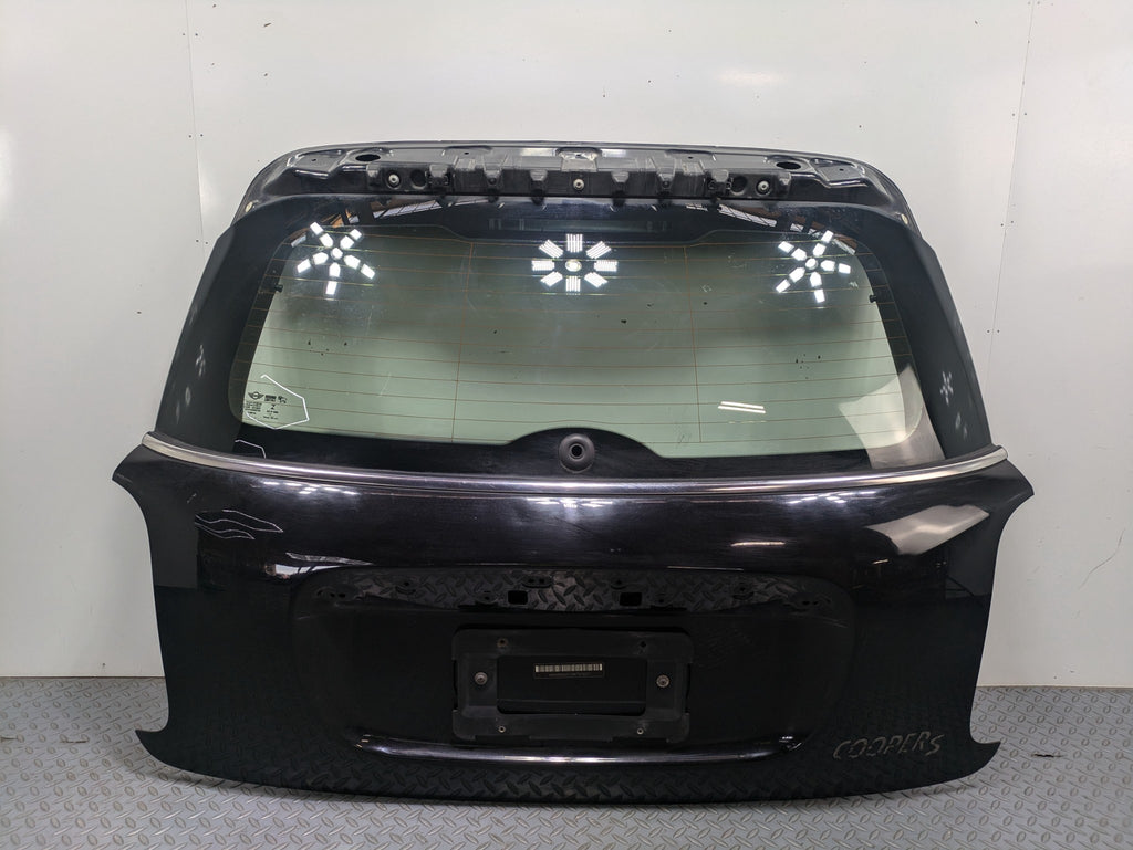 14 - 17 MINI COOPER OEM REAR TRUNK LID HATCH TAILGATE WITH GLASS BLACK METALLIC