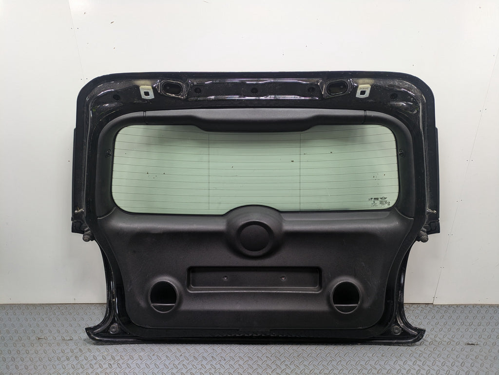14 - 17 MINI COOPER OEM REAR TRUNK LID HATCH TAILGATE WITH GLASS BLACK METALLIC
