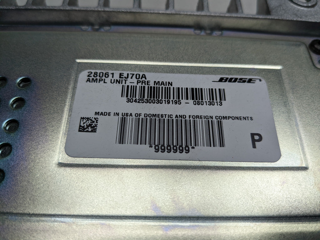 2006 - 2010 INFINITI M35 OEM AMPLIFIER RADIO AUDIO STEREO SOUND SYSTEM MODULE
