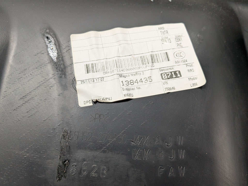 2008 - 2015 LAND ROVER LR2 OEM INTERIOR DOOR TRIM PANEL REAR RIGHT SIDE BLACK