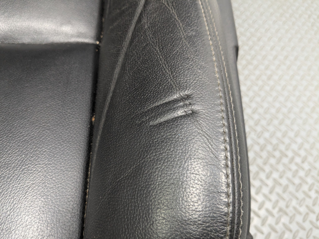 2008 - 2015 LAND ROVER LR2 OEM SEAT BLACK LEATHER WITH BUCKLE FRONT LEFT SIDE