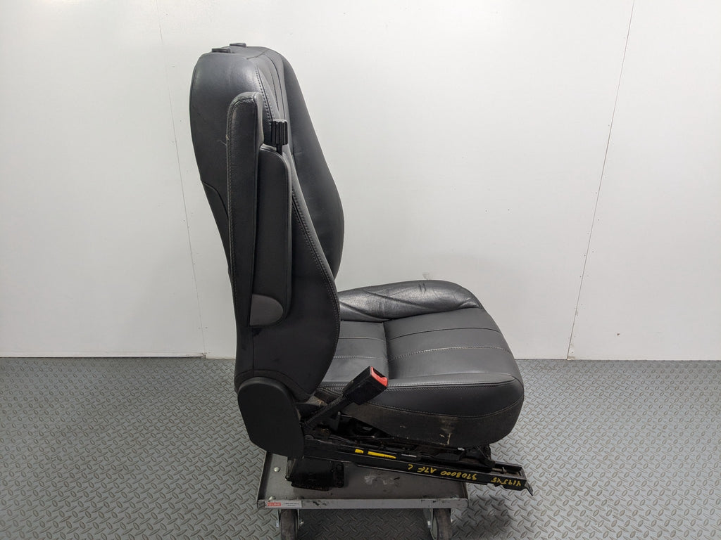 2008 - 2015 LAND ROVER LR2 OEM SEAT BLACK LEATHER WITH BUCKLE FRONT LEFT SIDE