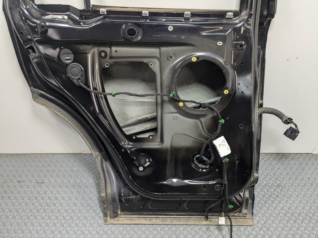 08 - 15 LAND ROVER LR2 OEM DOOR SHELL PANEL SANTORINI BLACK METALLIC REAR LEFT