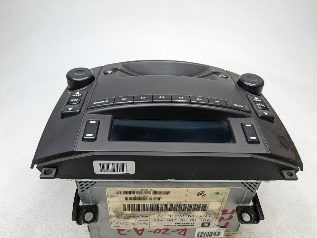 2004 - 2009 CADILLAC SRX OEM RADIO AUDIO AND VISUAL EQUIPMENT AM FM CD CASSETTE