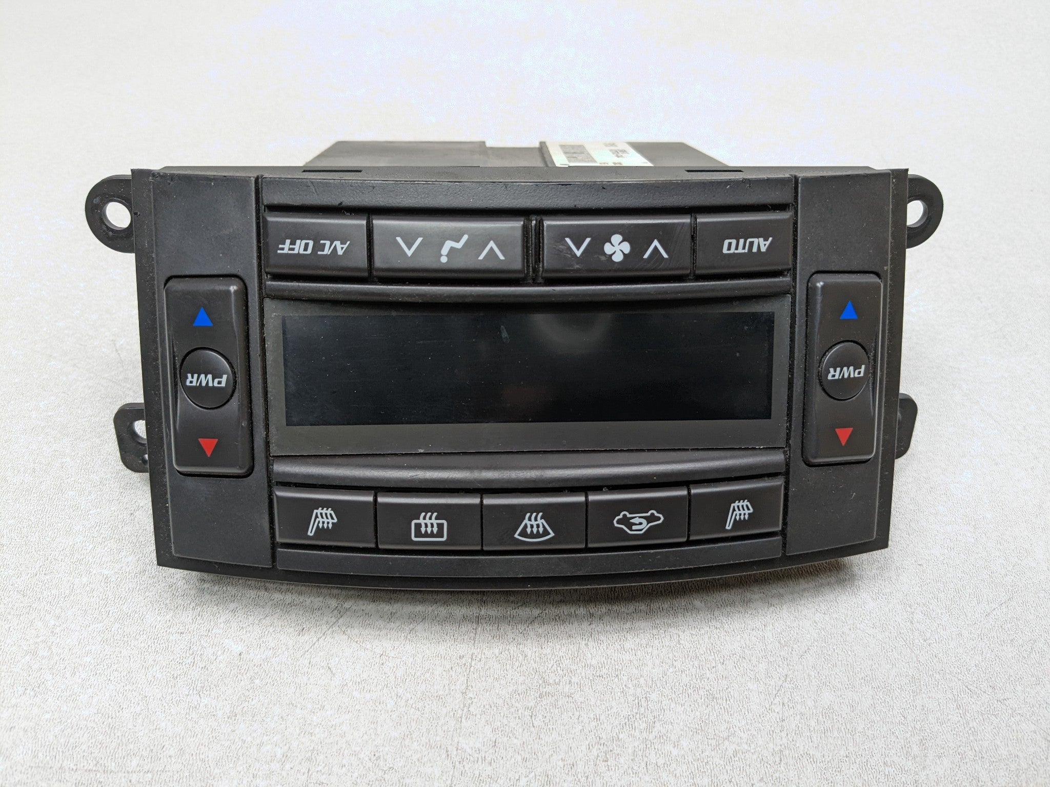 2004 - 2009 CADILLAC SRX OEM HEATER AC CONTROL PANEL SWITCH ASSEMBLY FRONT BLACK