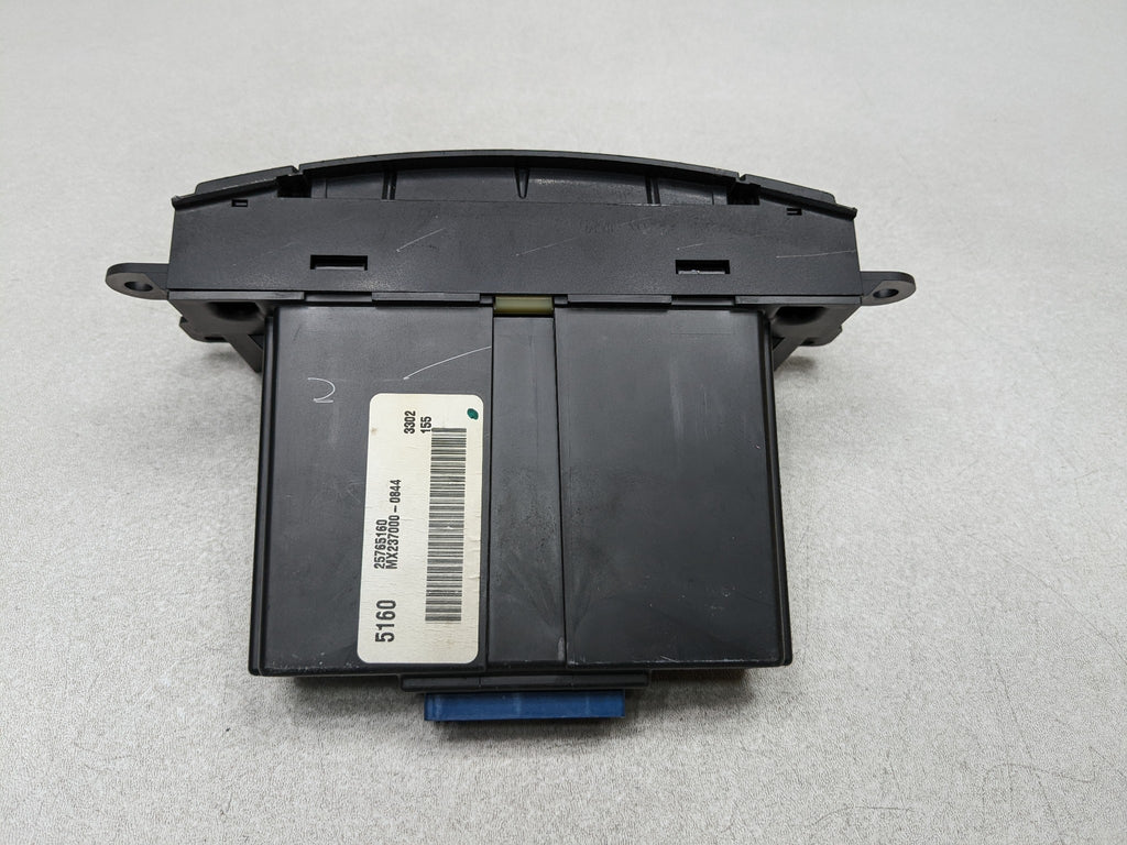2004 - 2009 CADILLAC SRX OEM HEATER AC CONTROL PANEL SWITCH ASSEMBLY FRONT BLACK