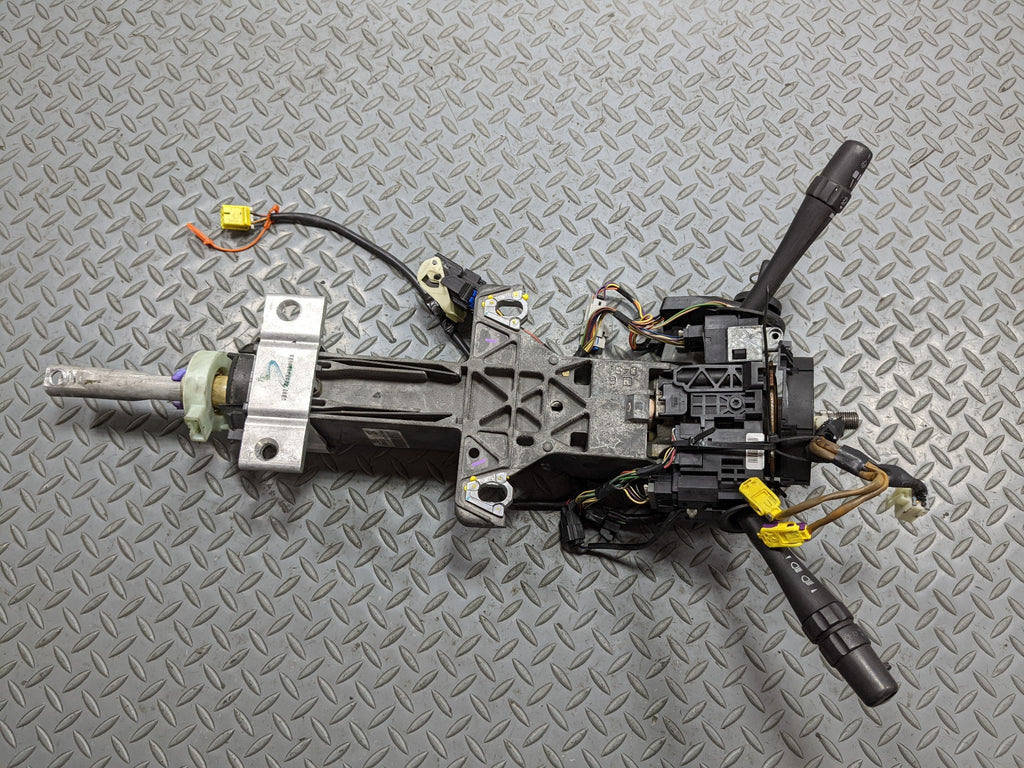 04-09 CADILLAC SRX OEM STEERING COLUMN WITH CLOCKSPRING WIPER COMBINATION SWITCH