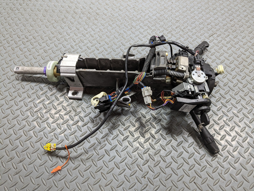 04-09 CADILLAC SRX OEM STEERING COLUMN WITH CLOCKSPRING WIPER COMBINATION SWITCH