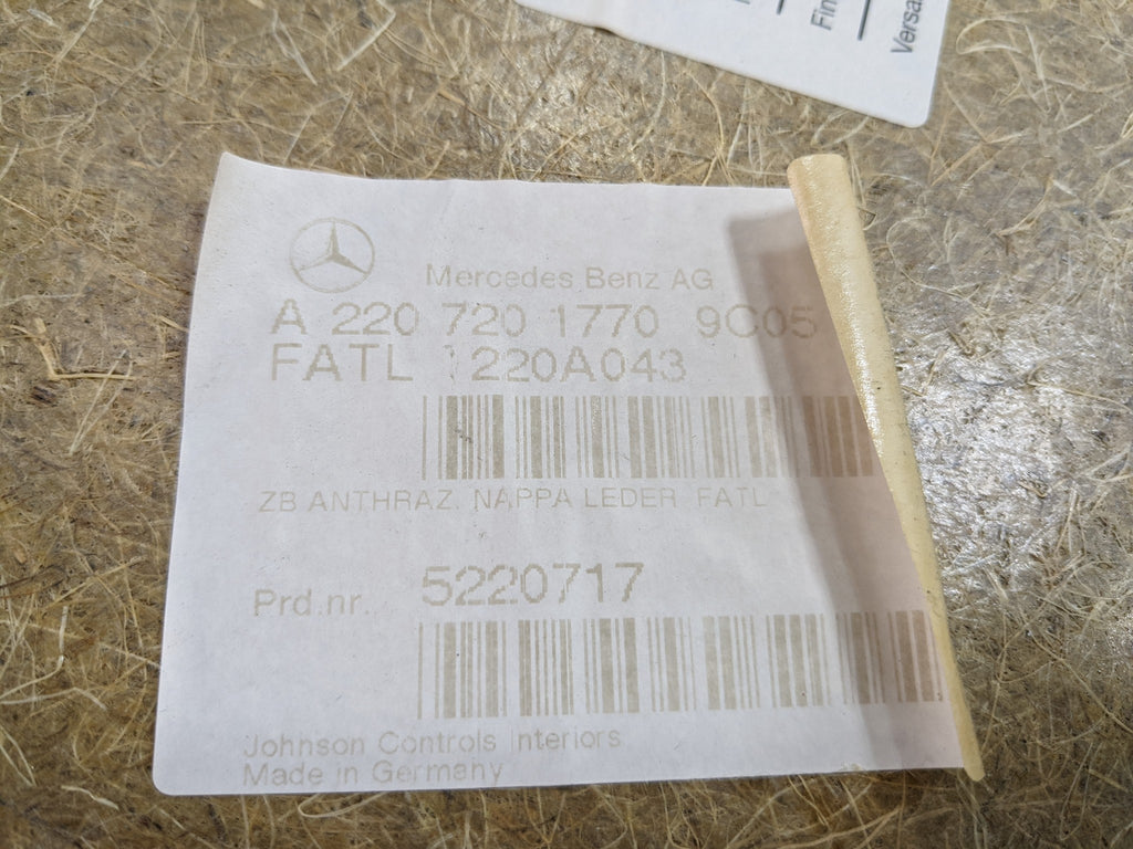 97 - 05 MERCEDES-BENZ S500 OEM INTERIOR DOOR TRIM PANEL FRONT LEFT DRIVER SIDE