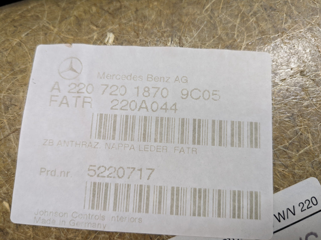 97-05 MERCEDES-BENZ S500 OEM INTERIOR DOOR TRIM PANEL FRONT RIGHT PASSENGER SIDE
