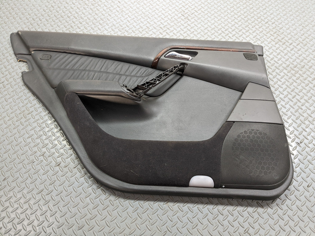 97 - 05 MERCEDES-BENZ S500 OEM INTERIOR DOOR TRIM PANEL REAR LEFT DRIVER SIDE