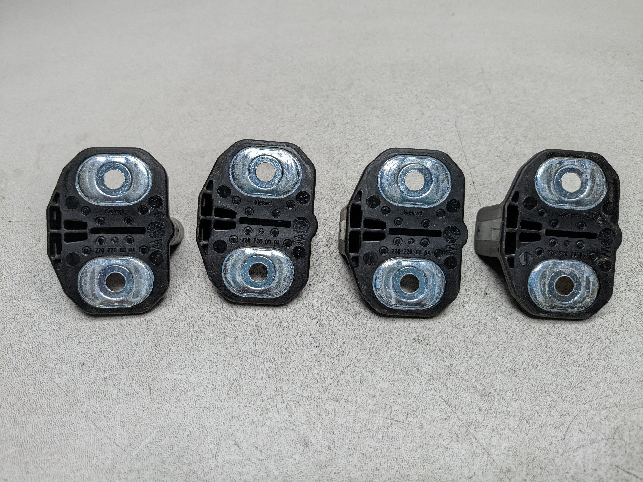 97 - 05 MERCEDES-BENZ S500 OEM DOOR LOCK STRIKER SET FRONT REAR LEFT AND RIGHT