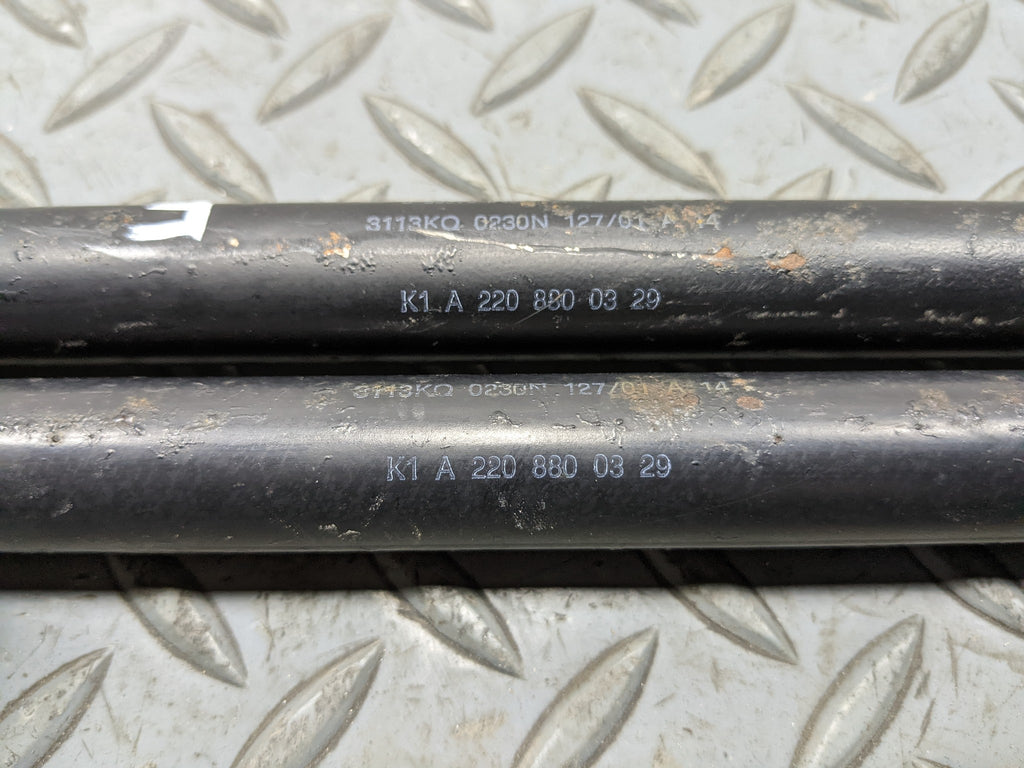 97 - 05 MERCEDES-BENZ S500 OEM HOOD SHOCK STRUT SET OF TWO FRONT LEFT AND RIGHT