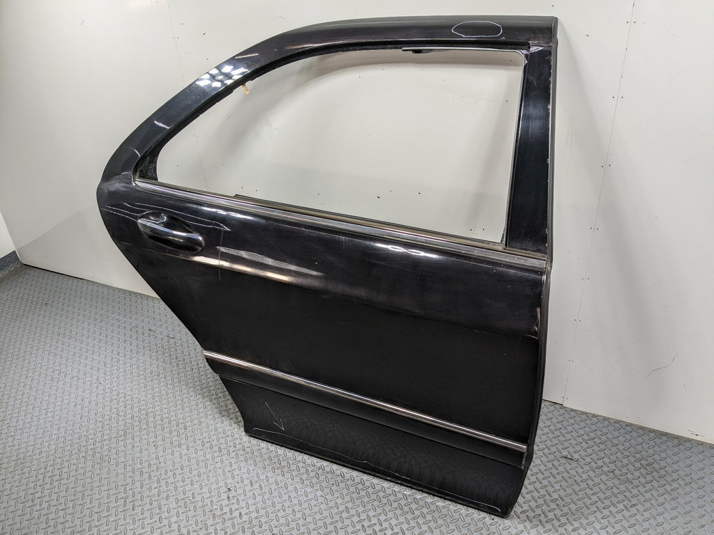 97 - 05 MERCEDES-BENZ S500 OEM DOOR SHELL PANEL BLACK REAR RIGHT PASSENGER SIDE