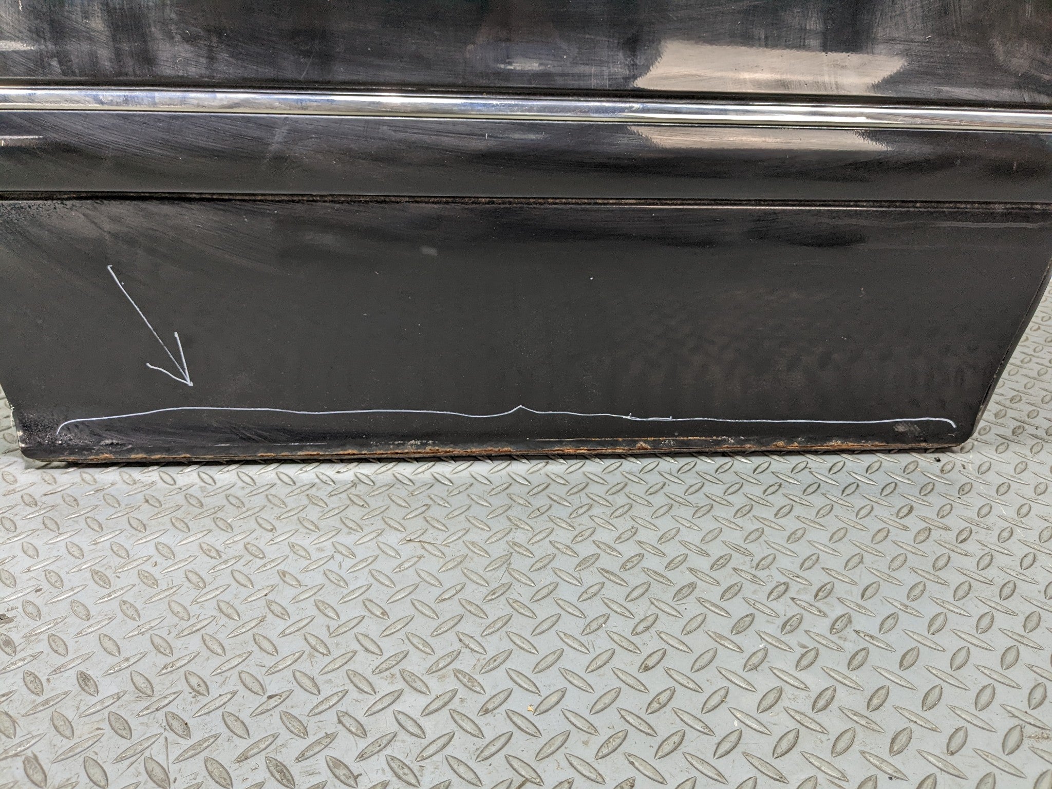 97 - 05 MERCEDES-BENZ S500 OEM DOOR SHELL PANEL BLACK REAR RIGHT PASSENGER SIDE