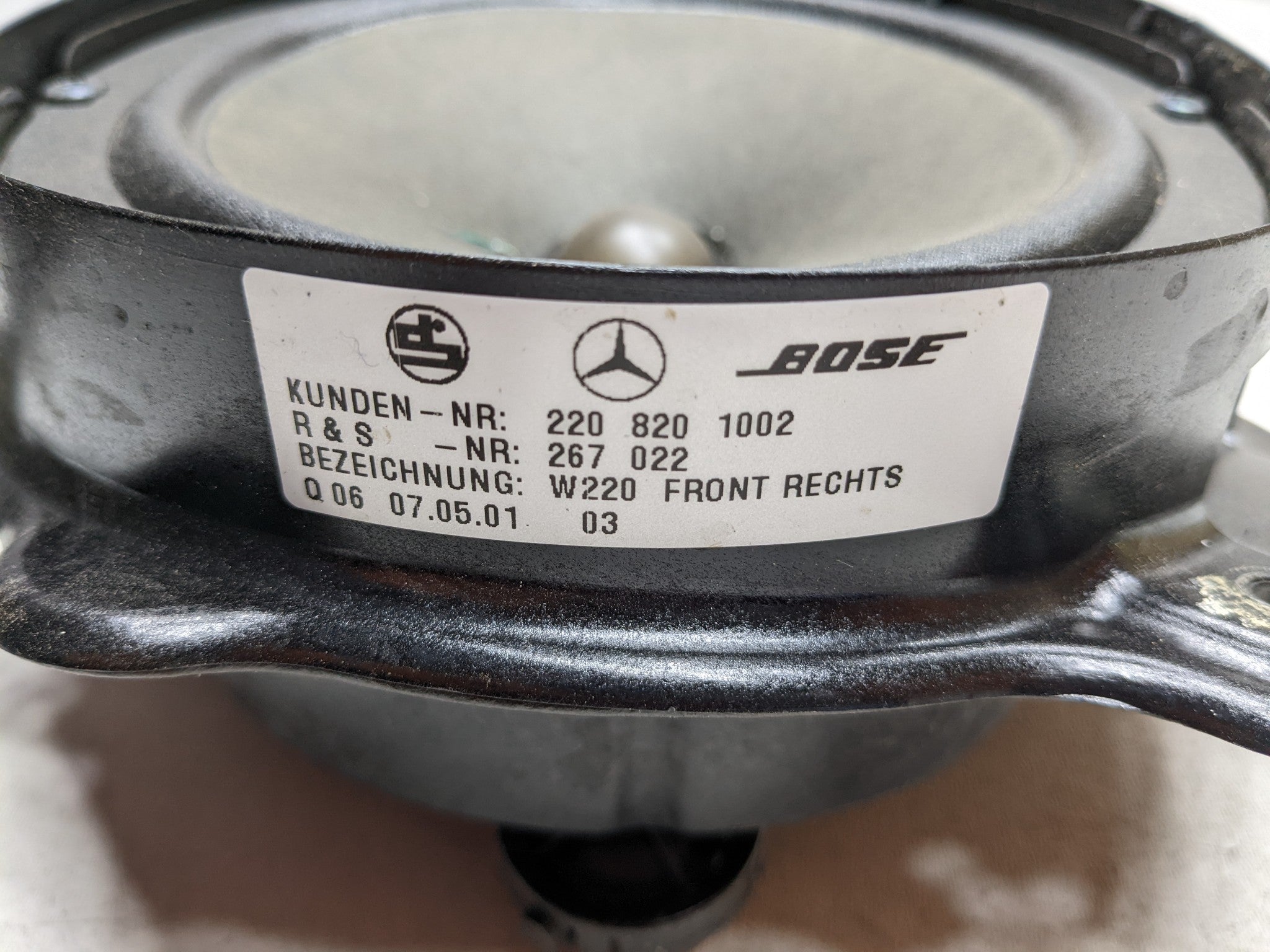 1997 - 2005 MERCEDES-BENZ S500 OEM SPEAKER SET AUDIO SOUND SYSTEM FRONT AND REAR