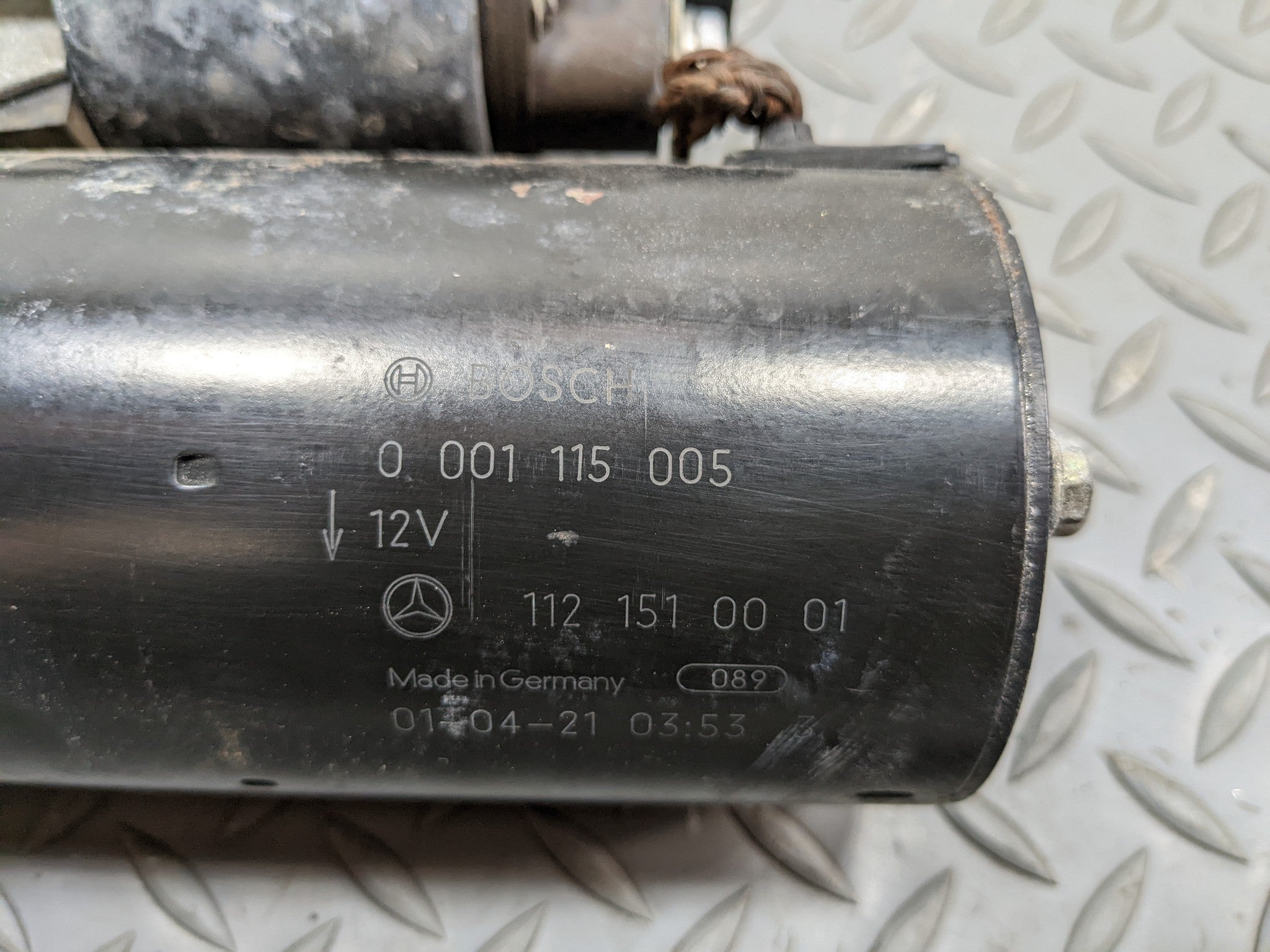 1997 - 205 MERCEDES-BENZ S500 OEM ENGINE STARTER MOTOR ASSEMBLY