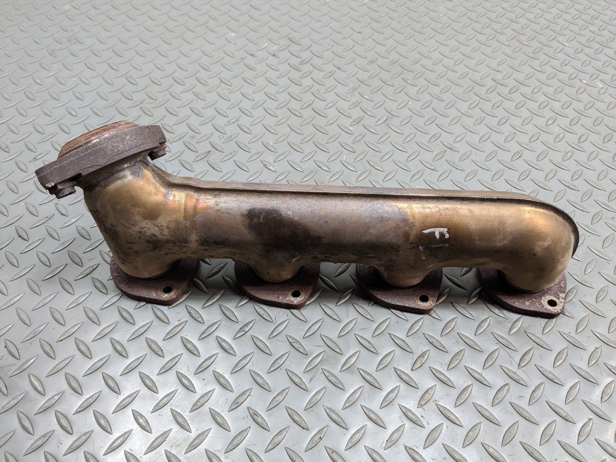 97 - 05 MERCEDES-BENZ S500 OEM EXHAUST MANIFOLD DOWNPIPE FRONT LEFT DRIVER SIDE