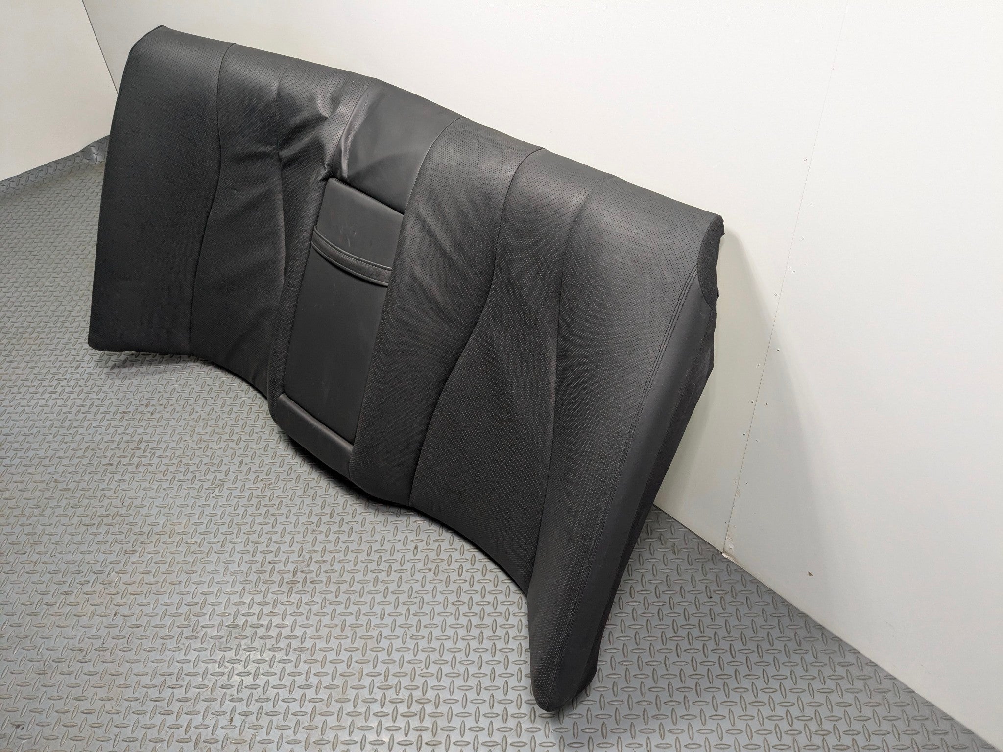 97 - 05 MERCEDES-BENZ S500 OEM REAR TOP UPPER SEAT CUSHION COVER ASSEMBLY BLACK