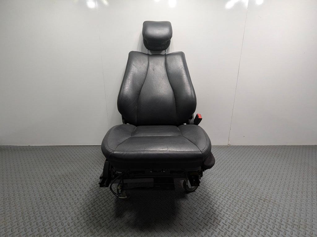 97 - 05 MERCEDES-BENZ S500 OEM SEAT WITH HEADREST BLACK LEATHER FRONT RIGHT SIDE