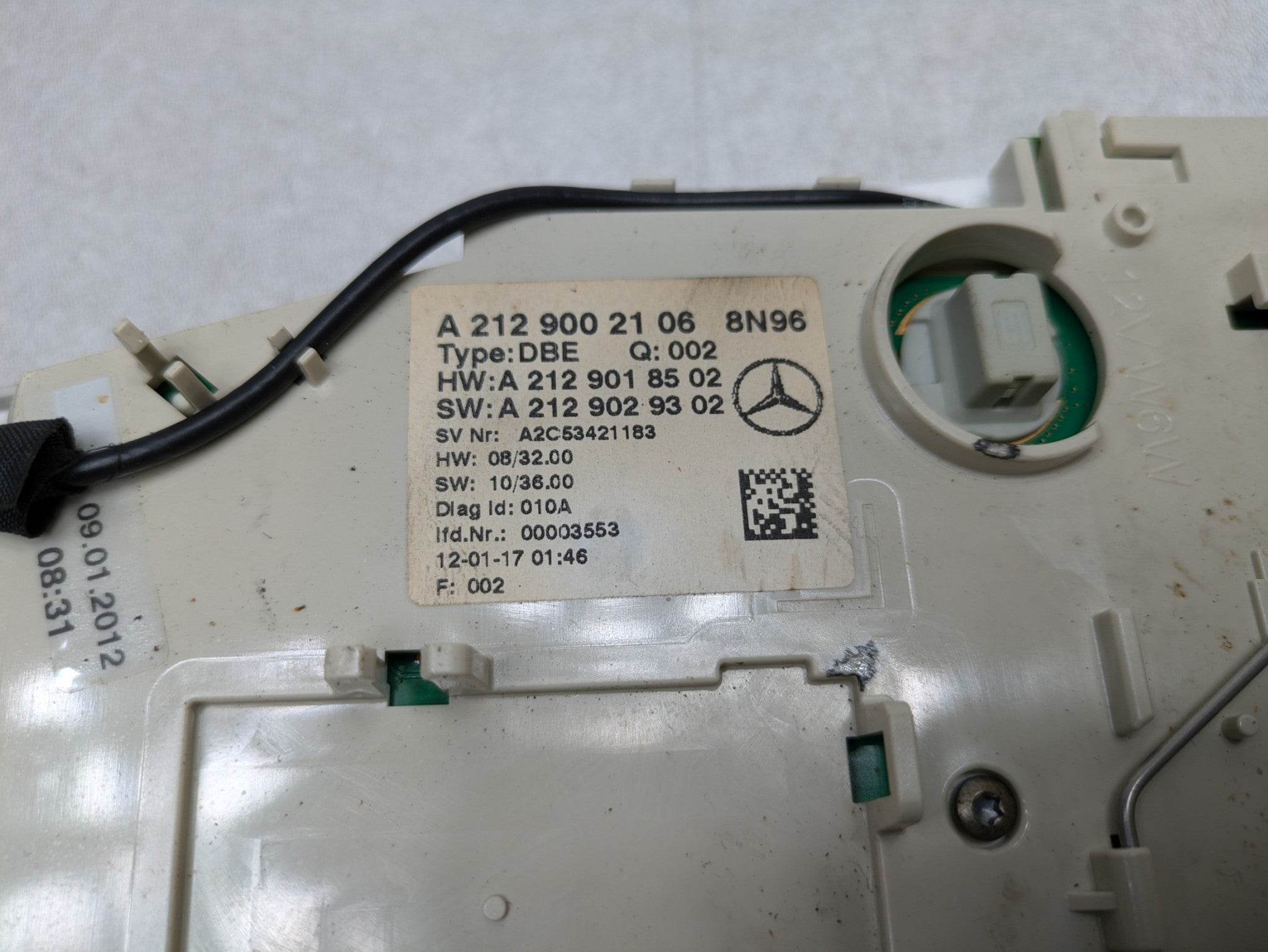 2012 - 2018 MERCEDES-BENZ CLS550 OEM INTERIOR LIGHT FRONT OVERHEAD UPPER ROOF