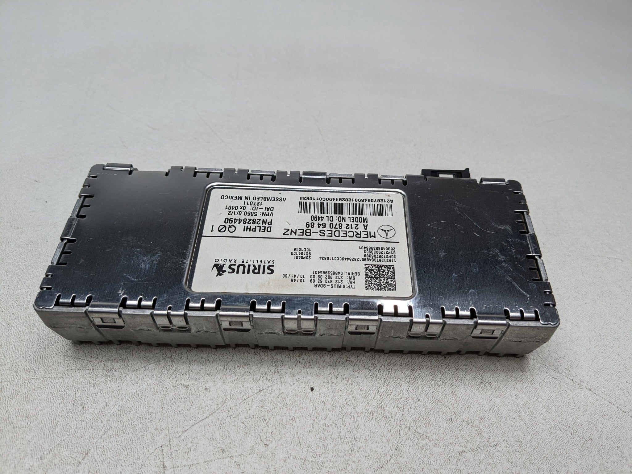 2012 - 2018 MERCEDES-BENZ CLS550 OEM SIRIUS SATELLITE RADIO CONTROL MODULE UNIT