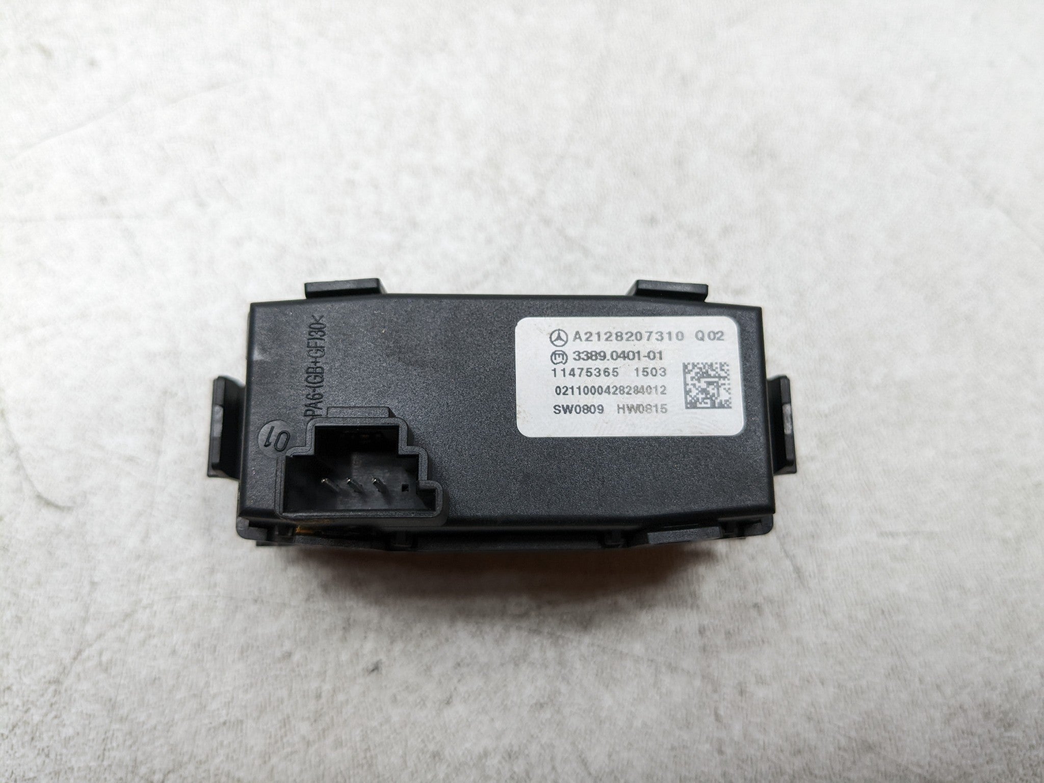 2012 - 2018 MERCEDES-BENZ CLS550 OEM SUSPENSION CONTROL SWITCH PANEL ASSEMBLY