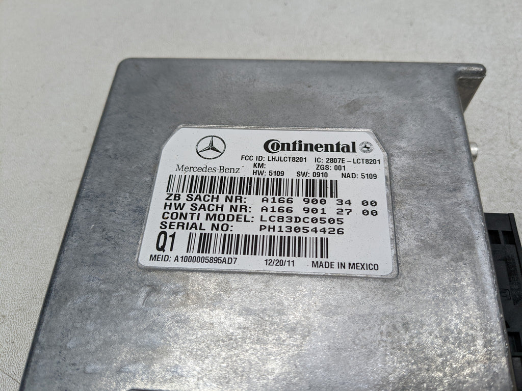 2012 - 2018 MERCEDES-BENZ CLS550 OEM VOICE COMMUNICATION CONTROL MODULE UNIT